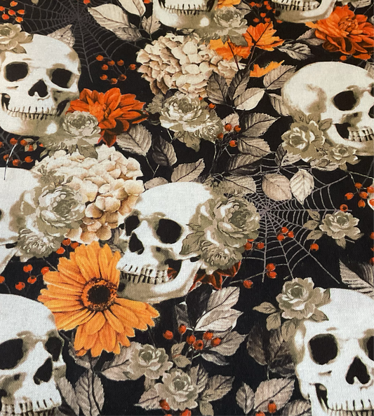 Orange skulls Heat/Cold pack