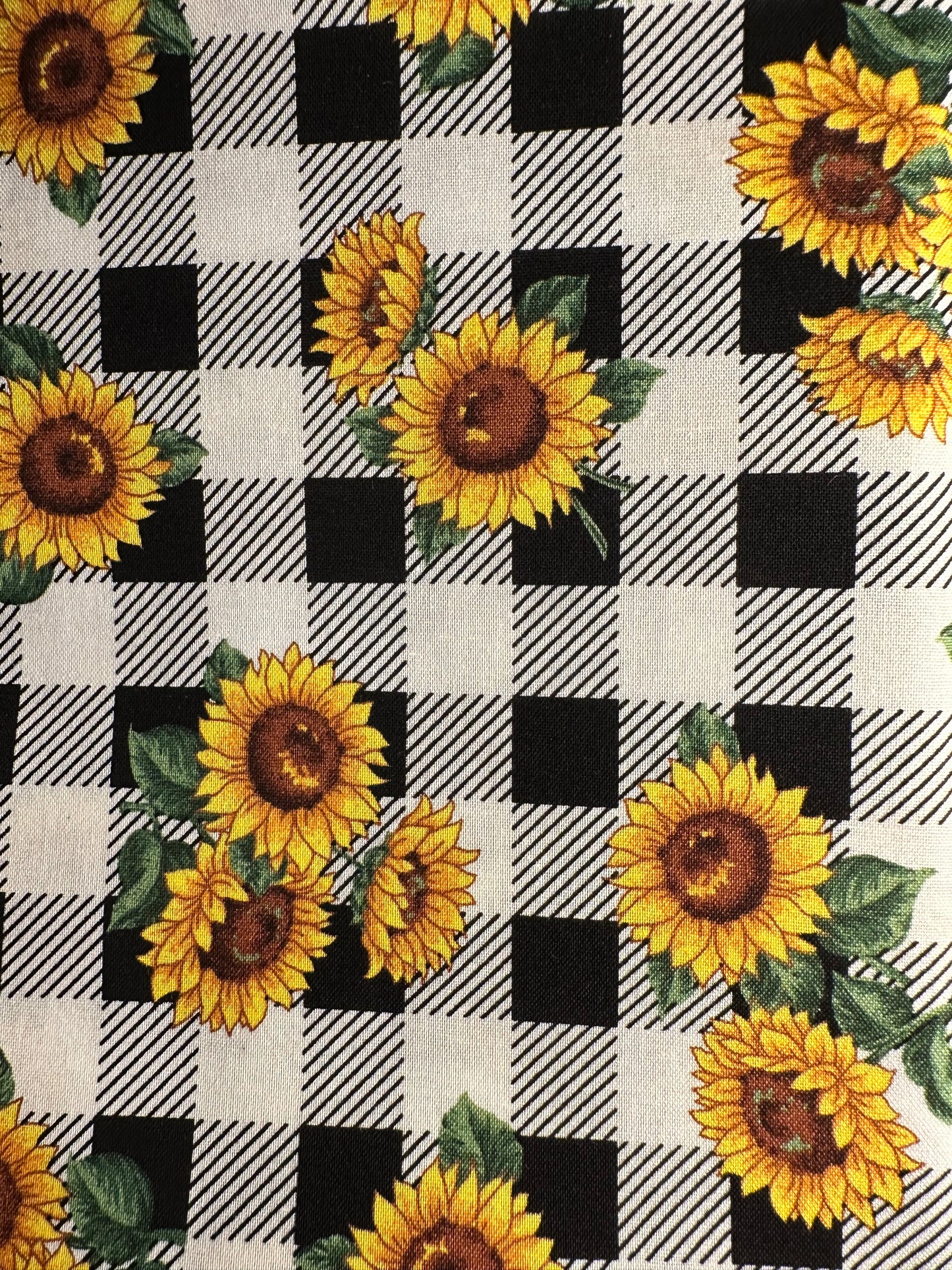 Checkered Sunflower Heat/Cold Pack